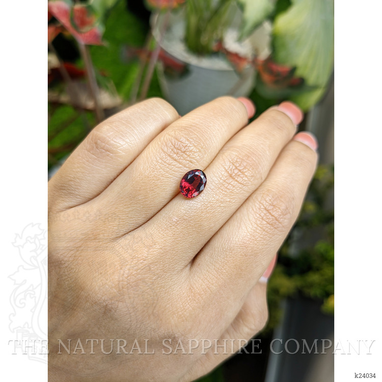 2.03 Ct. Red Garnet from Ceylon (Sri Lanka)