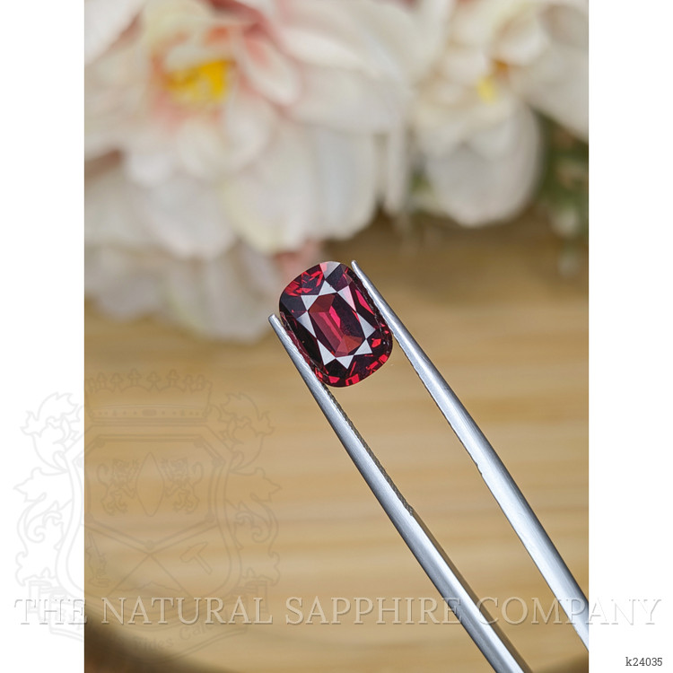 3.23 Ct. Red Garnet from Ceylon (Sri Lanka)
