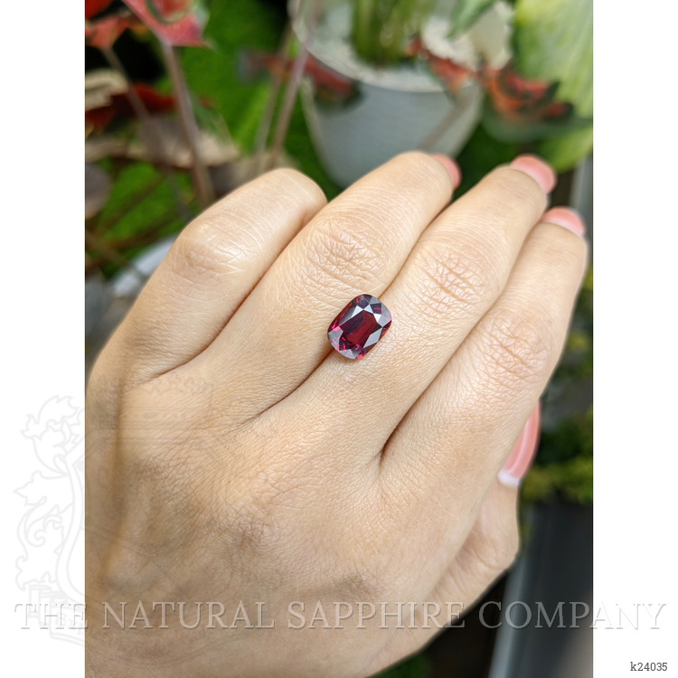 3.23 Ct. Red Garnet from Ceylon (Sri Lanka)