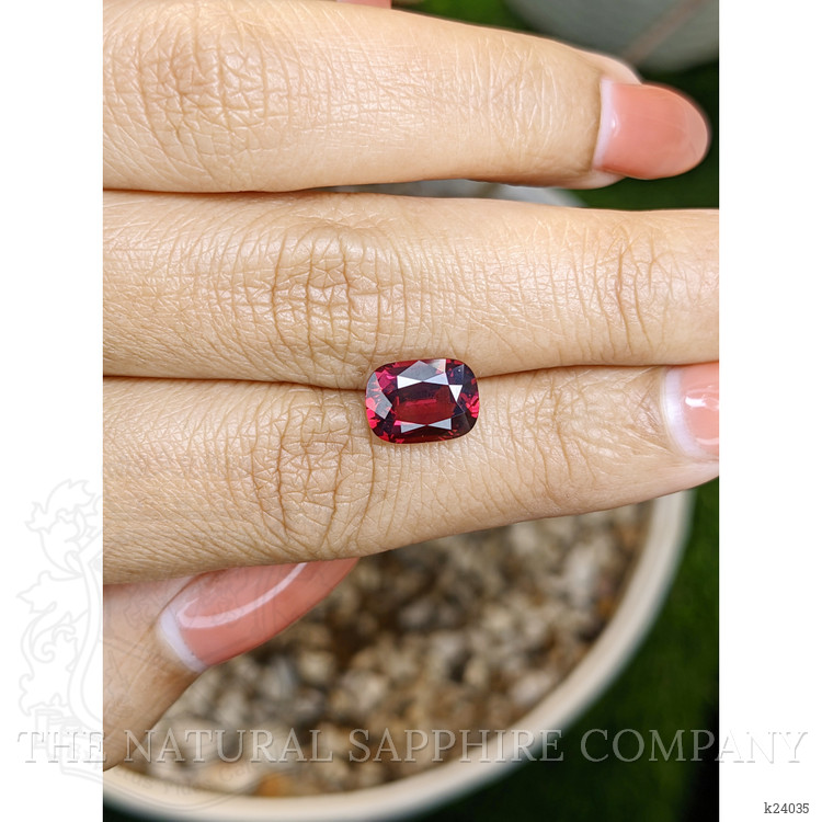 3.23 Ct. Red Garnet from Ceylon (Sri Lanka)