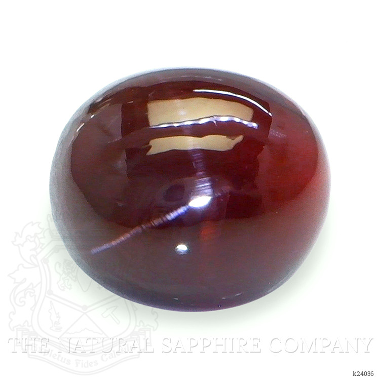 3.86 Ct. Red Cabochon Garnet from Ceylon (Sri Lanka)