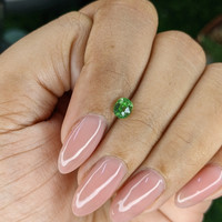 0.61 Ct. Tsavorite Garnet from Tanzania Life Style
