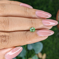 0.61 Ct. Tsavorite Garnet from Tanzania Life Style