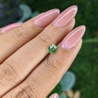 0.61 Ct. Tsavorite Garnet from Tanzania Life Style