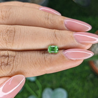 0.70 Ct. Tsavorite Garnet from Tanzania Life Style