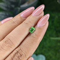 0.70 Ct. Tsavorite Garnet from Tanzania Life Style