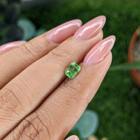 0.79 Ct. Tsavorite Garnet from Tanzania Life Style