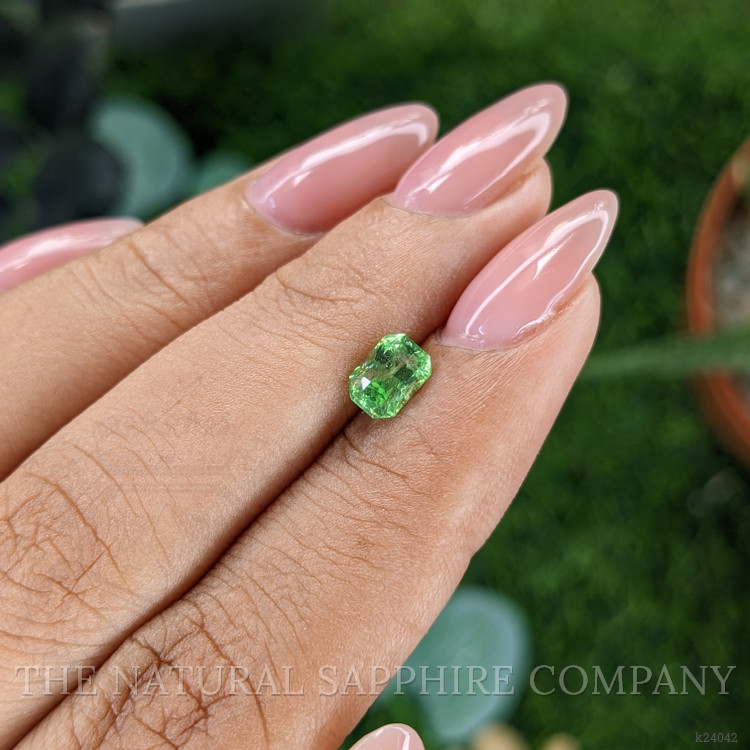 0.79 Ct. Tsavorite Garnet from Tanzania