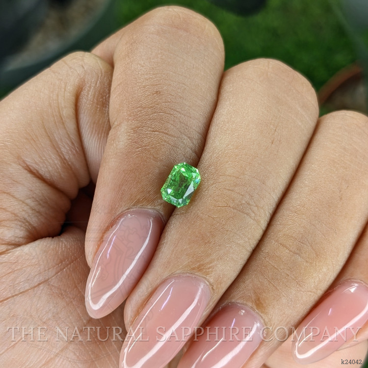 0.79 Ct. Tsavorite Garnet from Tanzania