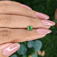 0.65 Ct. Tsavorite Garnet from Tanzania Life Style