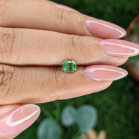 0.65 Ct. Tsavorite Garnet from Tanzania Life Style