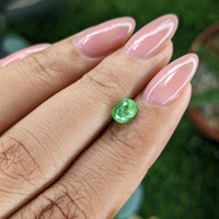 0.99 Ct. Tsavorite Garnet from Tanzania Life Style