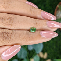 0.56 Ct. Tsavorite Garnet from Tanzania Life Style