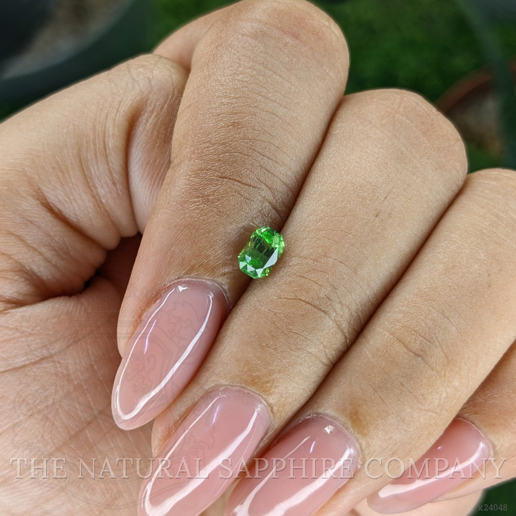 0.49 Ct. Tsavorite Garnet from Tanzania