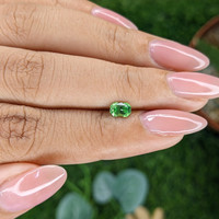 0.49 Ct. Tsavorite Garnet from Tanzania Life Style