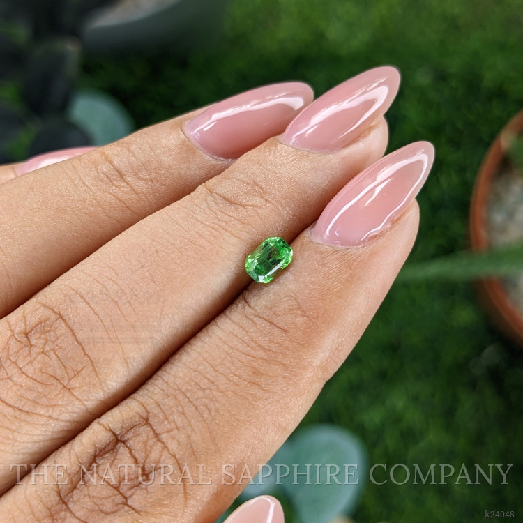 0.49 Ct. Tsavorite Garnet from Tanzania