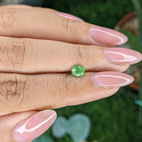 0.60 Ct. Tsavorite Garnet from Tanzania Life Style