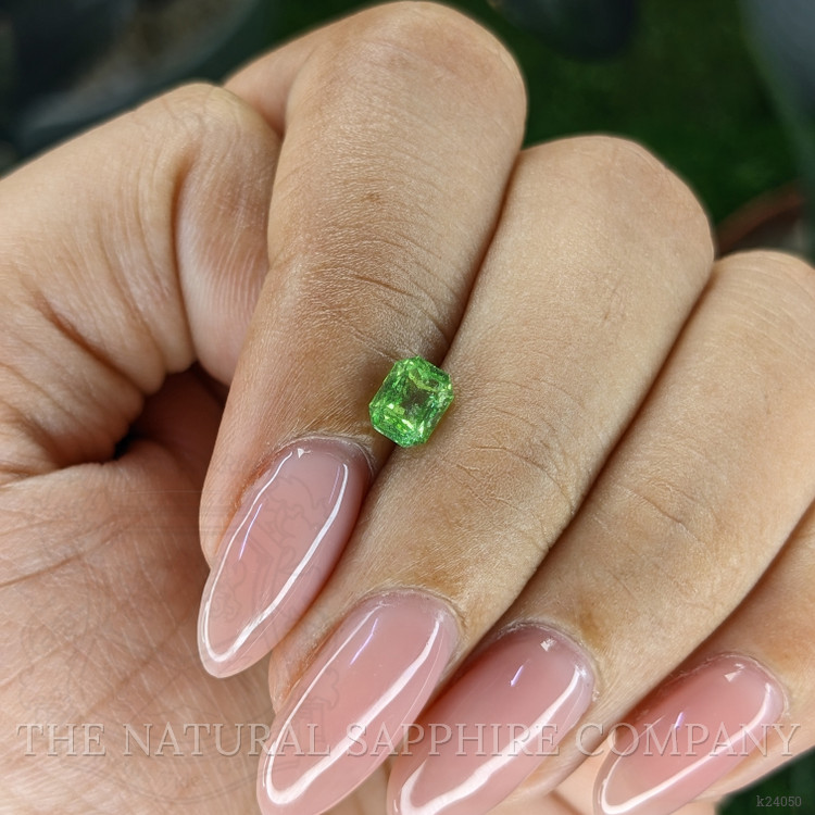 0.77 Ct. Tsavorite Garnet from Tanzania