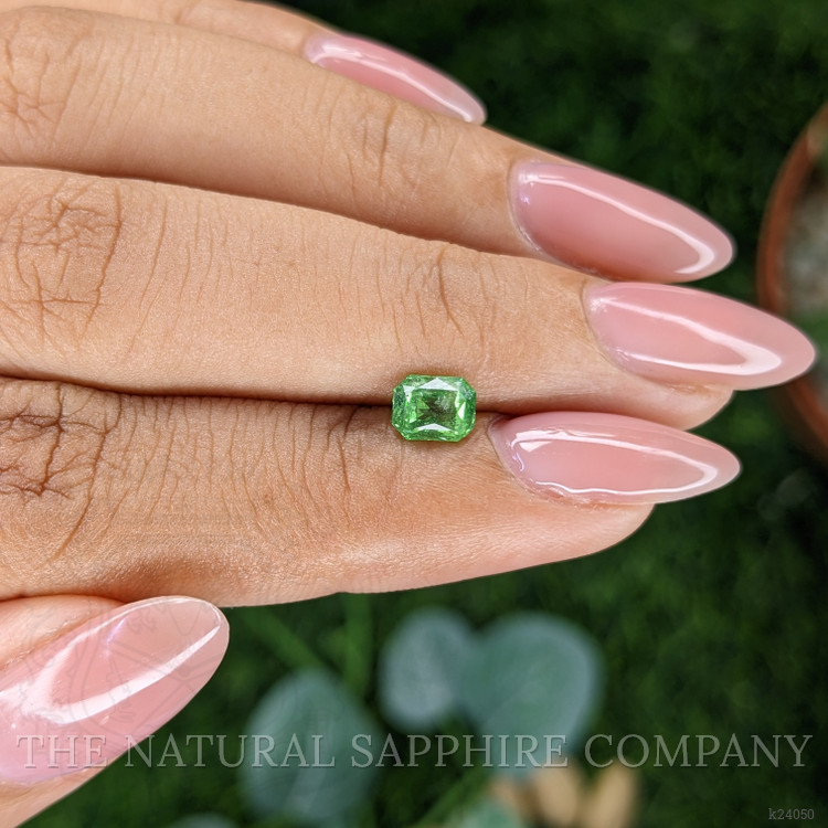 0.77 Ct. Tsavorite Garnet from Tanzania