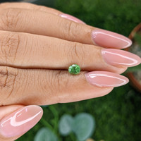 0.44 Ct. Tsavorite Garnet from Tanzania Life Style