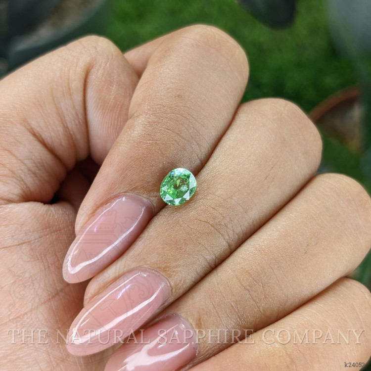 0.74 Ct. Tsavorite Garnet from Tanzania