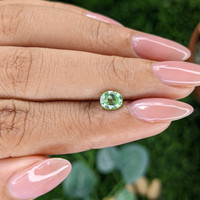 0.74 Ct. Tsavorite Garnet from Tanzania Life Style