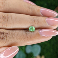 0.51 Ct. Tsavorite Garnet from Tanzania Life Style