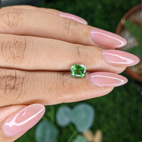 1.05 Ct. Tsavorite Garnet from Tanzania Life Style