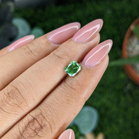 1.05 Ct. Tsavorite Garnet from Tanzania Life Style