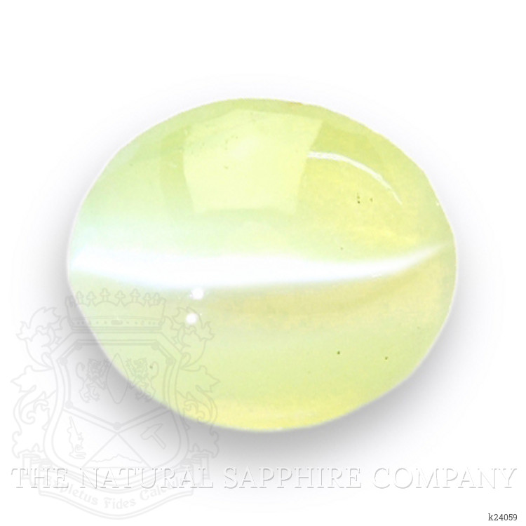 1.65 Ct. Yellowish Green Cabochon Chrysoberyl from Tanzania