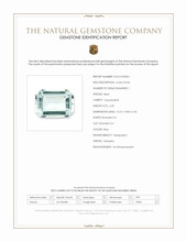 6.32 Ct. Greenish Blue Aquamarine from Tanzania Scan Report