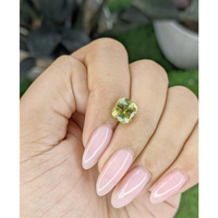 2.92 Ct. Yellowish Green Chrysoberyl from Tanzania Life Style