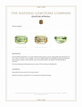 1.54 Ct. Alexandrite from Tanzania Appraisal