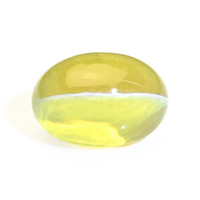 1.63 Ct. Greenish Yellow Cabochon Chrysoberyl from Madagascar Video