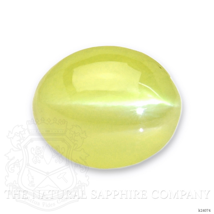 1.47 Ct. Greenish Yellow Cabochon Chrysoberyl from Tanzania