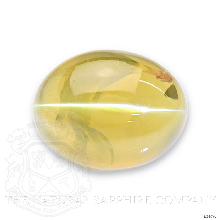 2.27 Ct. Greenish Yellow Cabochon Chrysoberyl from Tanzania