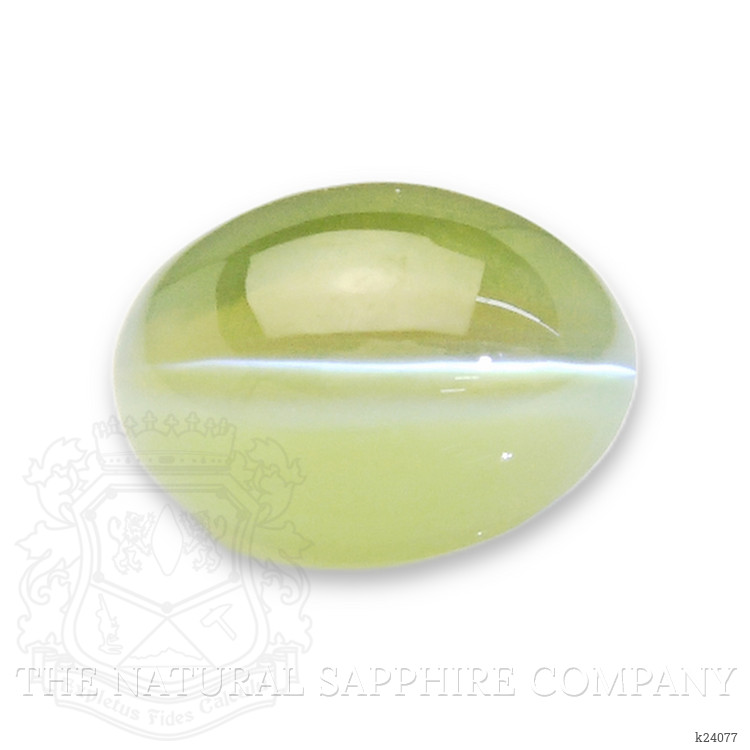 2.32 Ct. Yellowish Green Cabochon Chrysoberyl from Tanzania