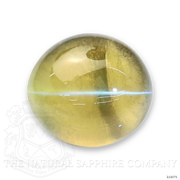 2.30 Ct. Greenish Yellow Cabochon Chrysoberyl from Tanzania