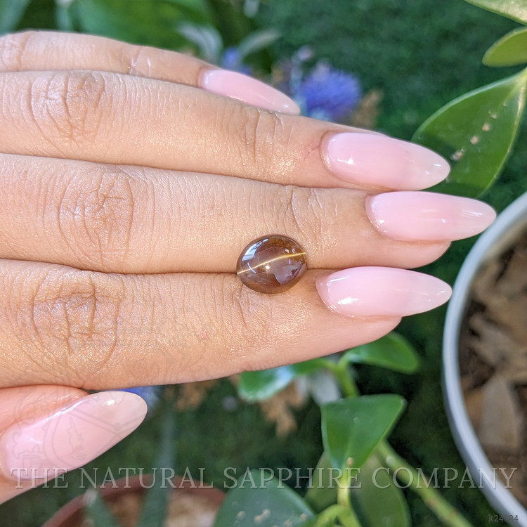 4.02 Ct. Brown Cabochon Chrysoberyl from Tanzania