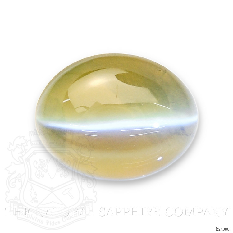 2.40 Ct. Greenish Yellow Cabochon Chrysoberyl from Tanzania