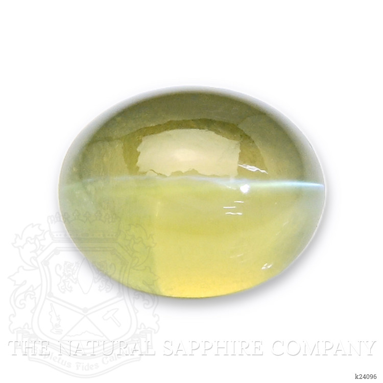 1.69 Ct. Yellowish Green Cabochon Chrysoberyl from Tanzania