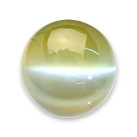 6.36 Ct. Yellowish Green Cabochon Chrysoberyl from Tanzania Video