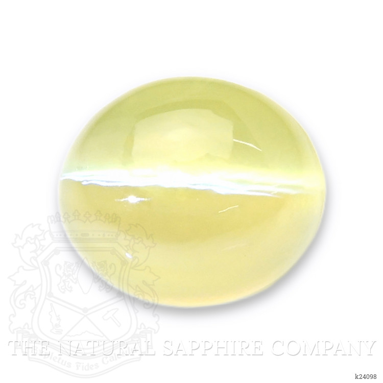 1.50 Ct. Greenish Yellow Cabochon Chrysoberyl from Tanzania
