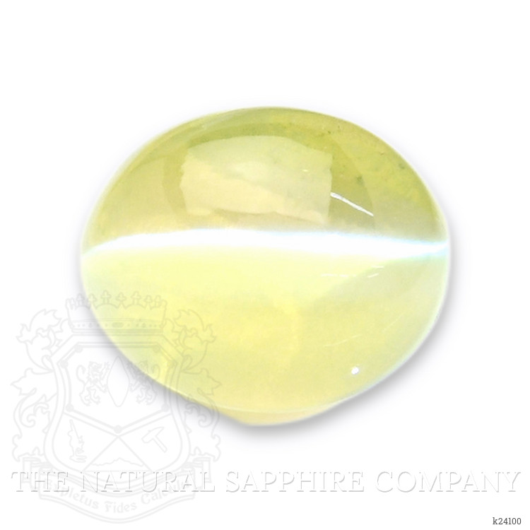 1.94 Ct. Greenish Yellow Cabochon Chrysoberyl from Tanzania