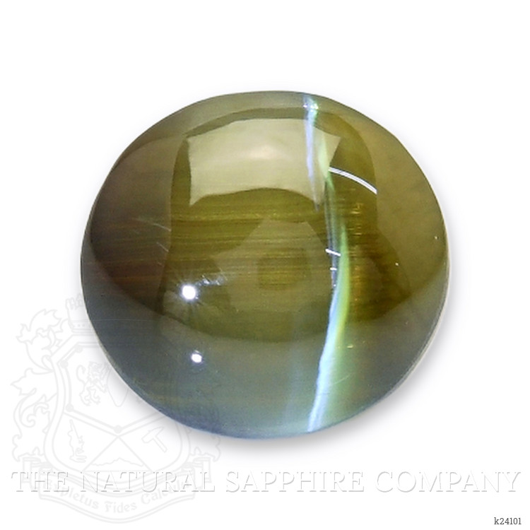 4.00 Ct. Brownish Green Cabochon Chrysoberyl from Tanzania