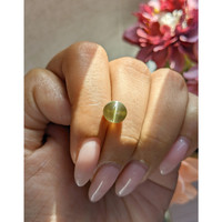 4.00 Ct. Brownish Green Cabochon Chrysoberyl from Tanzania Life Style