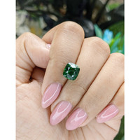 3.79 Ct. Tsavorite Garnet from Tanzania Life Style