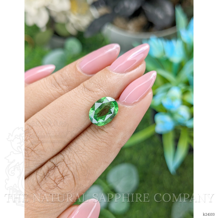 4.28 Ct. Tsavorite Garnet from Tanzania
