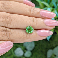 2.02 Ct. Tsavorite Garnet from Tanzania Life Style