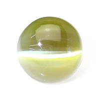 5.00 Ct. Greenish Yellow Cabochon Chrysoberyl from Ceylon (Sri Lanka) Video